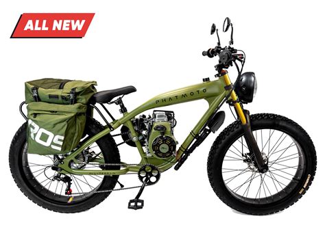 Phatmoto dollar499 - PHATMOTO™ Rover 2023 - 79cc Motorized Bicycle 7-Speed (Yellow) PHATMOTO™ Rover 2023 - 79cc 4 Stroke 7-Speed is the only Motorized Bicycle that integrates both... Add to cart